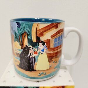 Vtg 1990’s Snow White Seven Dwarfs Bad Witch The Disney Store Mug Coffee W/Box